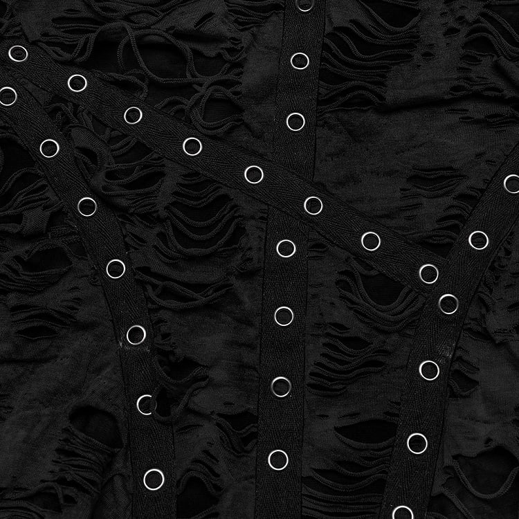 Black Wasteland Punk Slip Dress