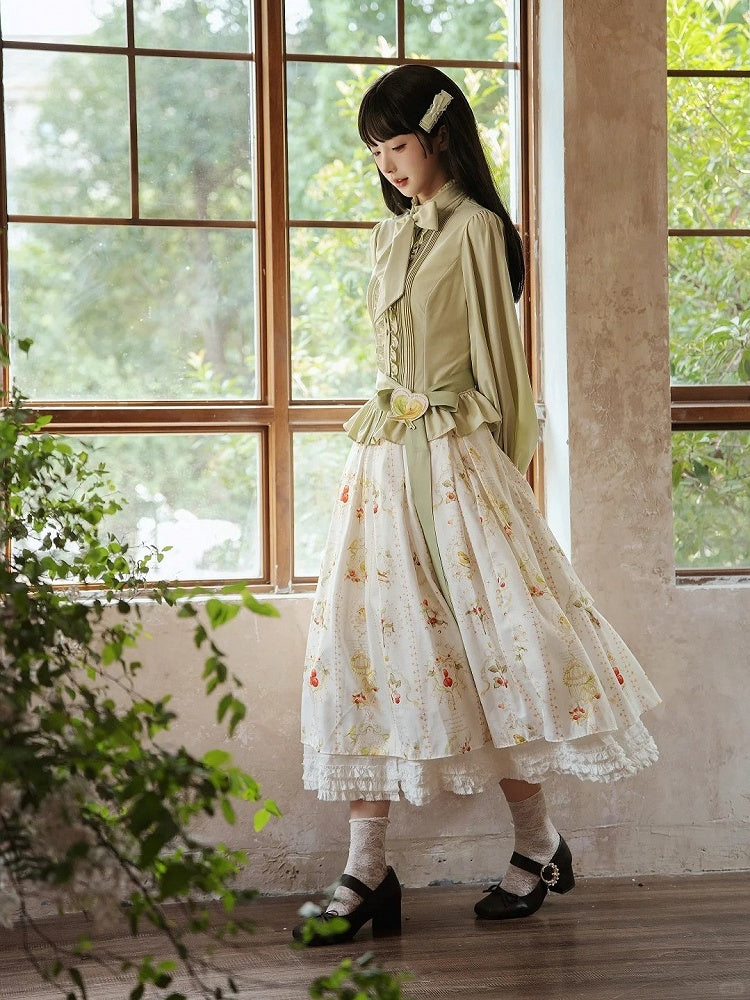 White Ruffled Under Skirt