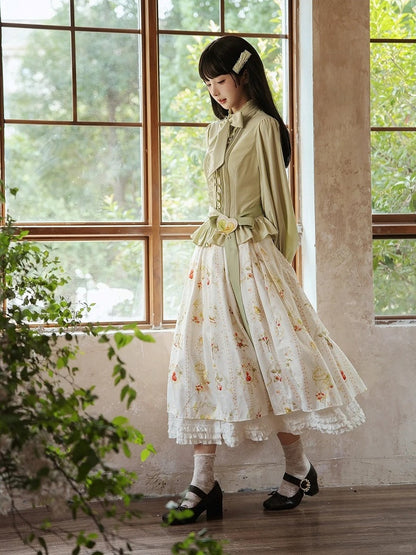 White Ruffled Under Skirt