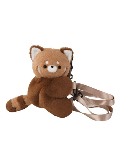 Cute Red Panda Brown 23cm/28cm/40cm Plush Backpack/Crossbody
