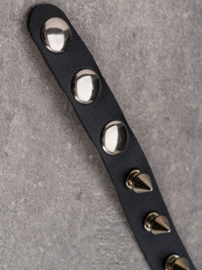 Black Gothic Cross Pendant Studs Design Heart Choker