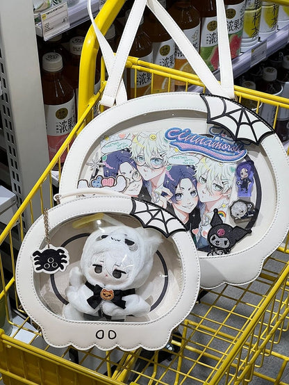 Halloween White Skeleton Ita Bag Large/Small Version