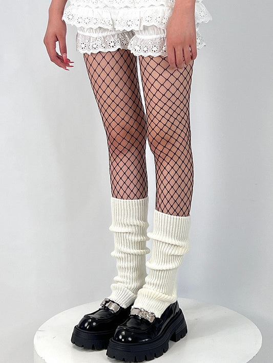 Black/White Y2K Regular Version Fishnet Tights