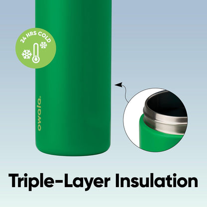 Owala FreeSip Insulated Stainless Steel Water Bottle with Straw for Sports, Travel, and School BPA-Free Sports Water Bottle, 24 oz, Beach House