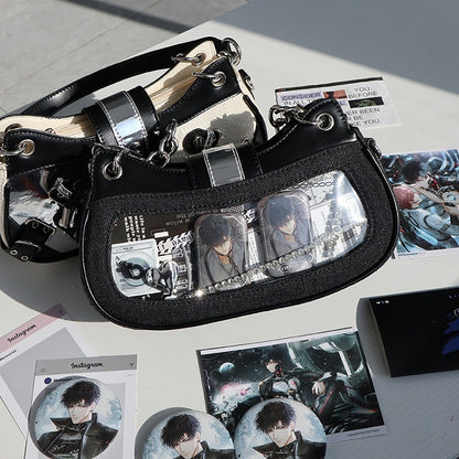 Black Skeleton Kitty Ita Bag