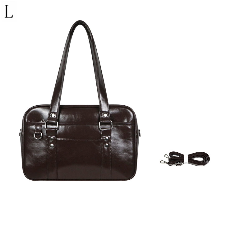 Brown JK Uniform Bag – 3 Ways to Wear: Crossbody, Shoulder, or Hand
