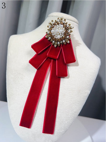 8 Options Beaded Decorated Bow Tie