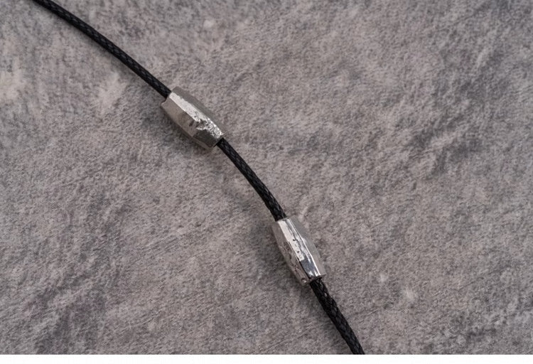 Gothic Black Cross Pendant Necklace Set