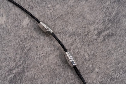 Gothic Black Cross Pendant Necklace Set