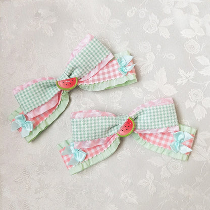 Fruits Bowknot Hairclip
