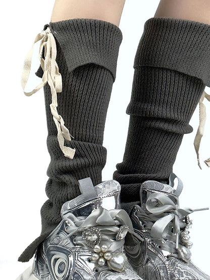 5 Color Options Knitted Leg Warmers