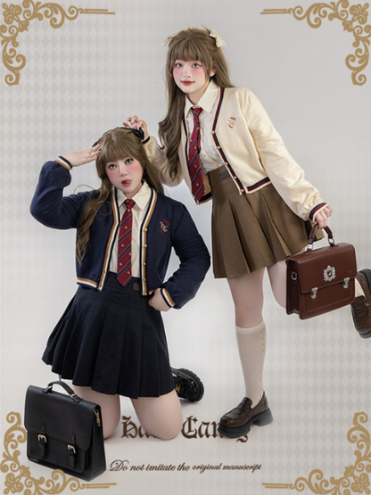 Plus Size - Royal College Apricot Cardigan