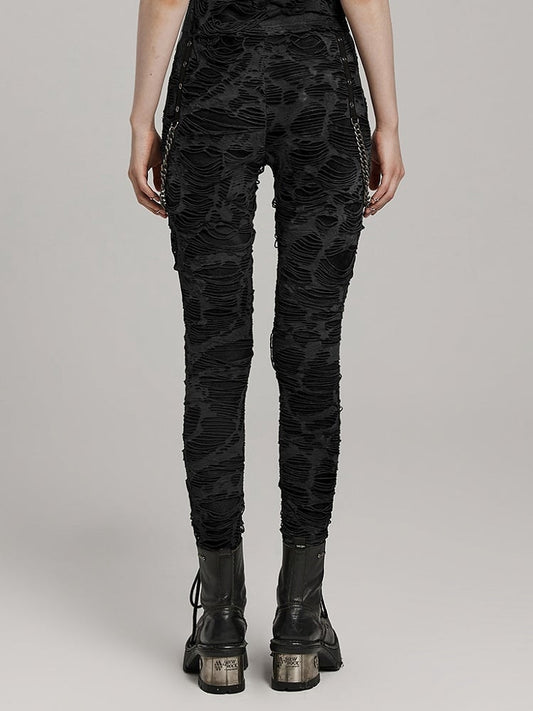 Black Wasteland Punk Trousers