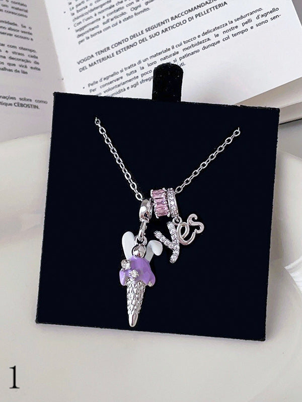 3 Options Ice Cream Pendant Necklace