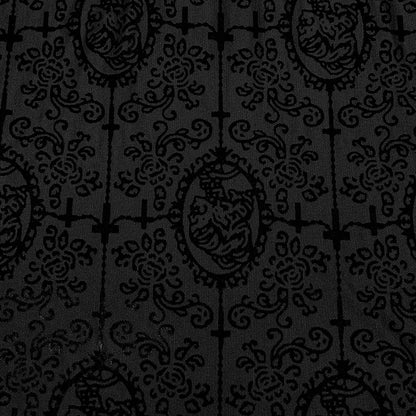 Black Goth High Collar T-shirt