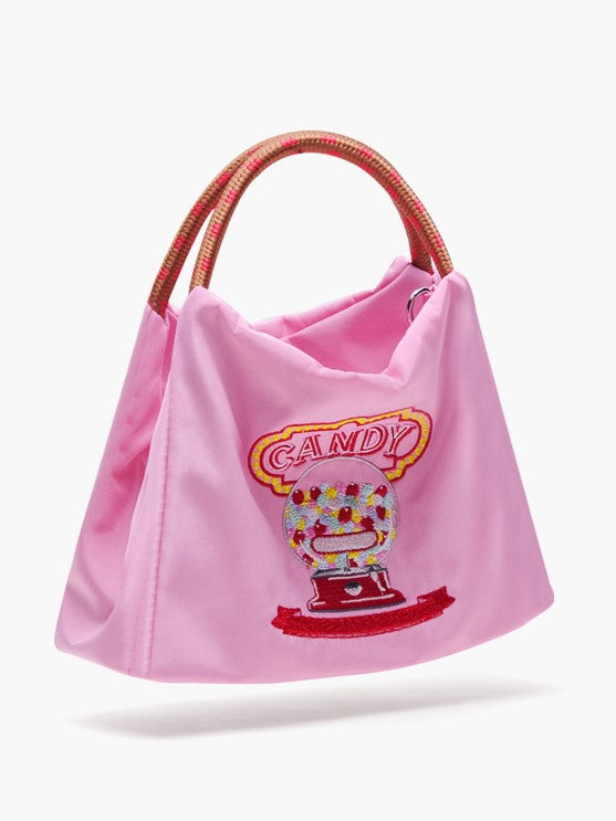 Playful Pink Candy Machine Design Phone Bag