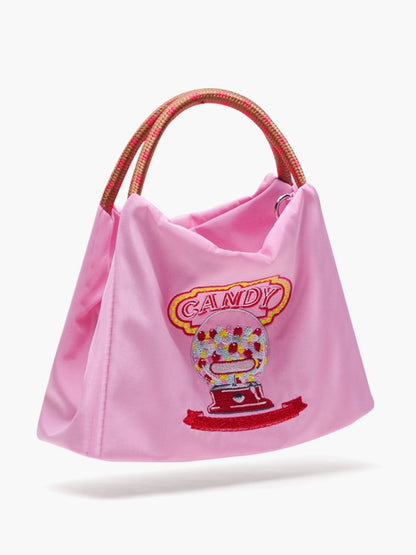 Playful Pink Candy Machine Design Phone Bag