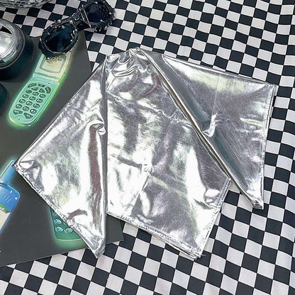 Silver/Pink/Gold/Polished Black Headscarf