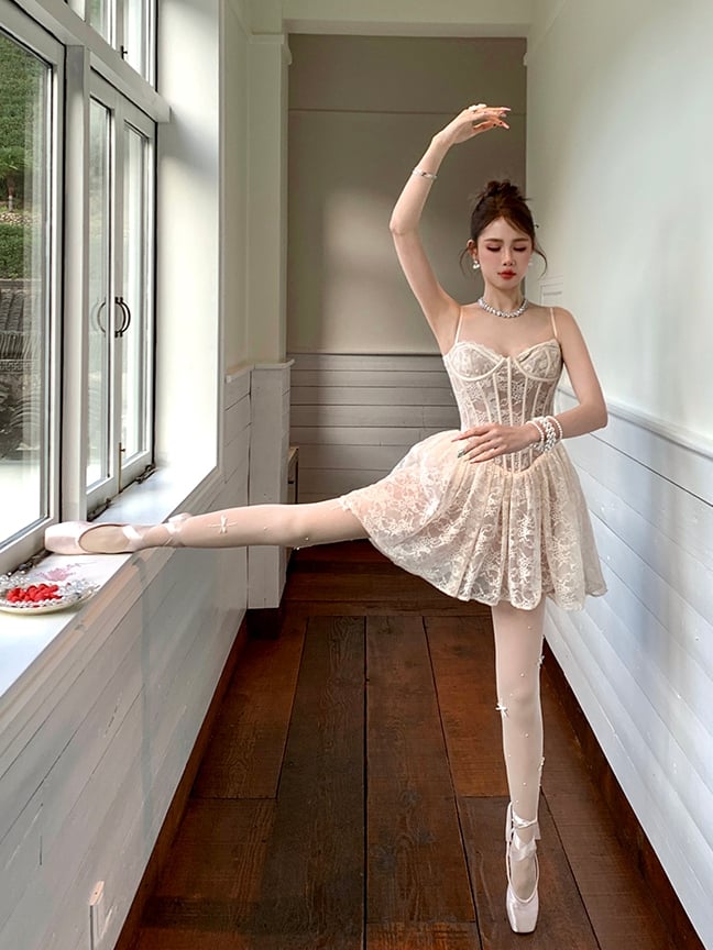 4 Color Options Beaded Decorated Bowknot Details Tights