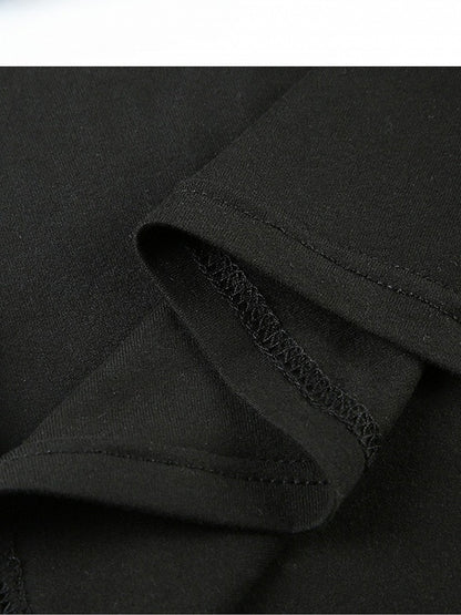 Black Off-the-shoulder Neckline Lace Detail Print Design Top