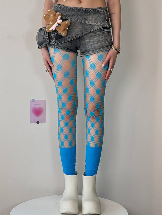 5 Color Options Punk Cut-out Design Tights