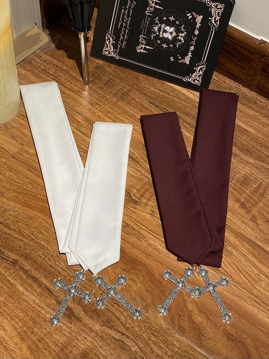 Cross Charms Red / White / Blue / Black Stole