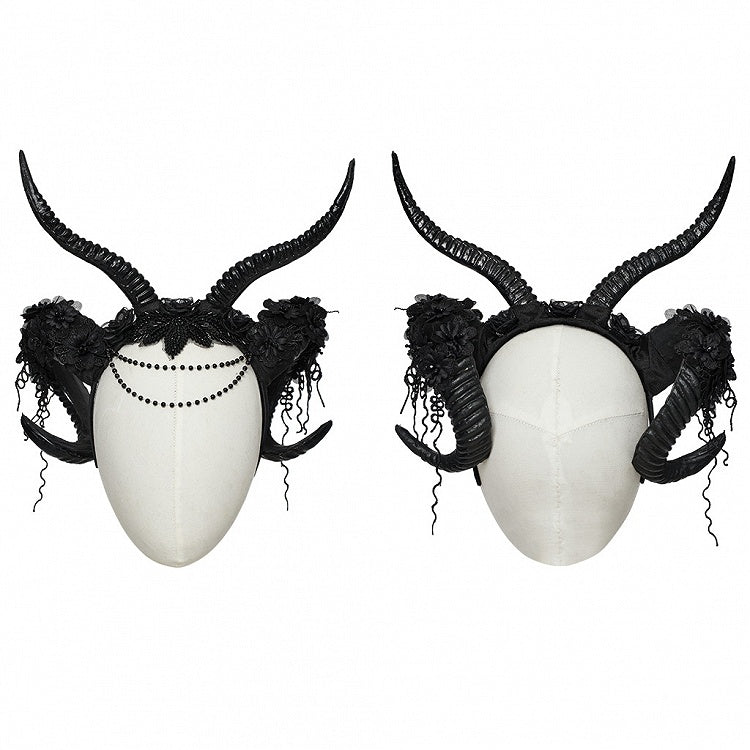 Goth Horn Headwear