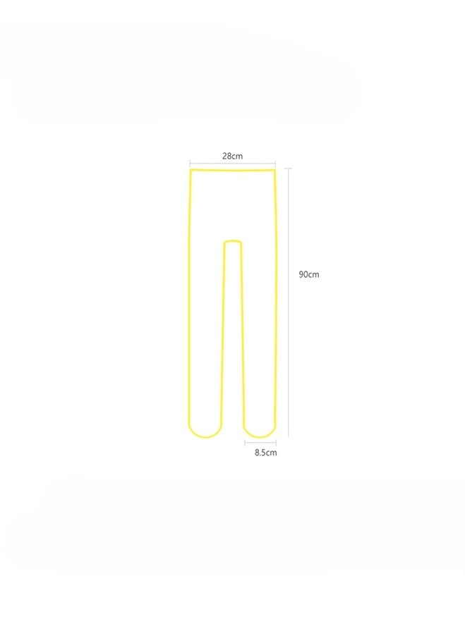 Black Cross Pattern Semi-sheer Tights