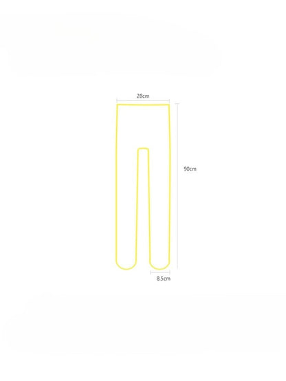 Black Cross Pattern Semi-sheer Tights