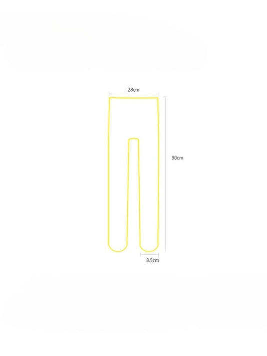 Black Cross Pattern Semi-sheer Tights