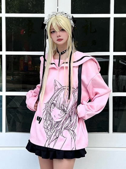 Black Tiered Skirt with Metal Heart Accent