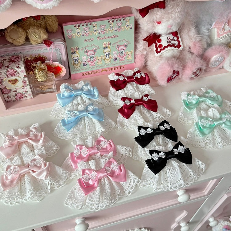 8 Color Options Strawberry Design Bowknot Wrist Cuffs