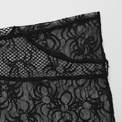 Black Cyberpunk Slim Patchwork T-shirt