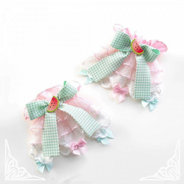 Sweet Fruit Bowknot Wrist Cuffs