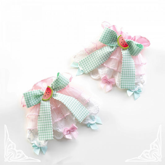 Sweet Fruit Bowknot Wrist Cuffs