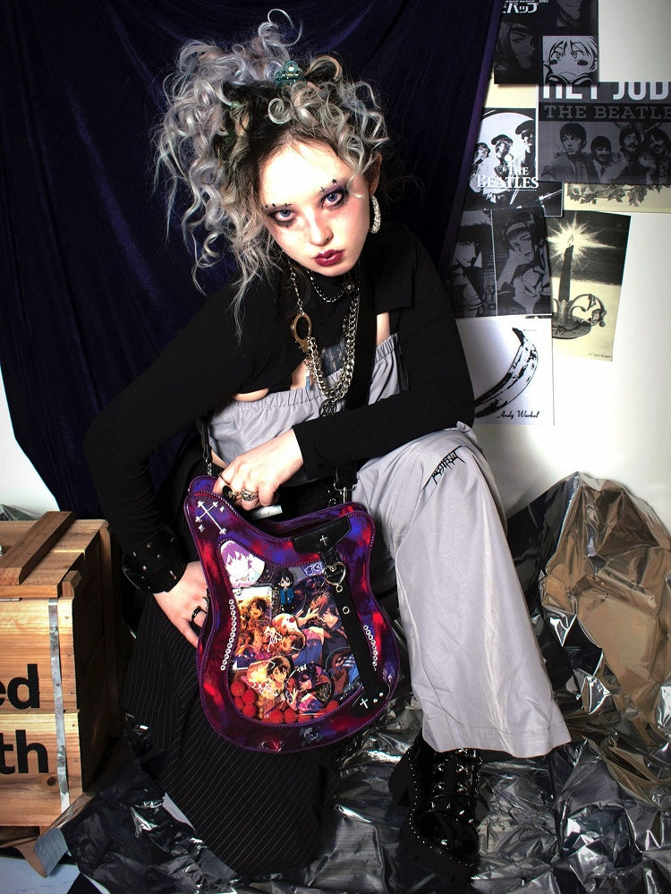 Ajustable Strap Bass Y2K Fashion Laser Crossbody Itabag