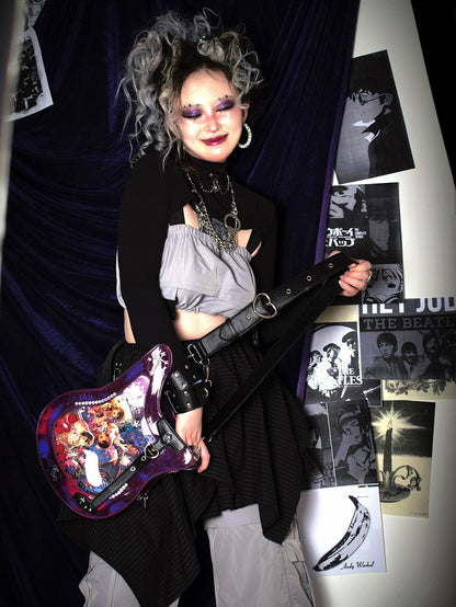 Ajustable Strap Bass Y2K Fashion Laser Crossbody Itabag