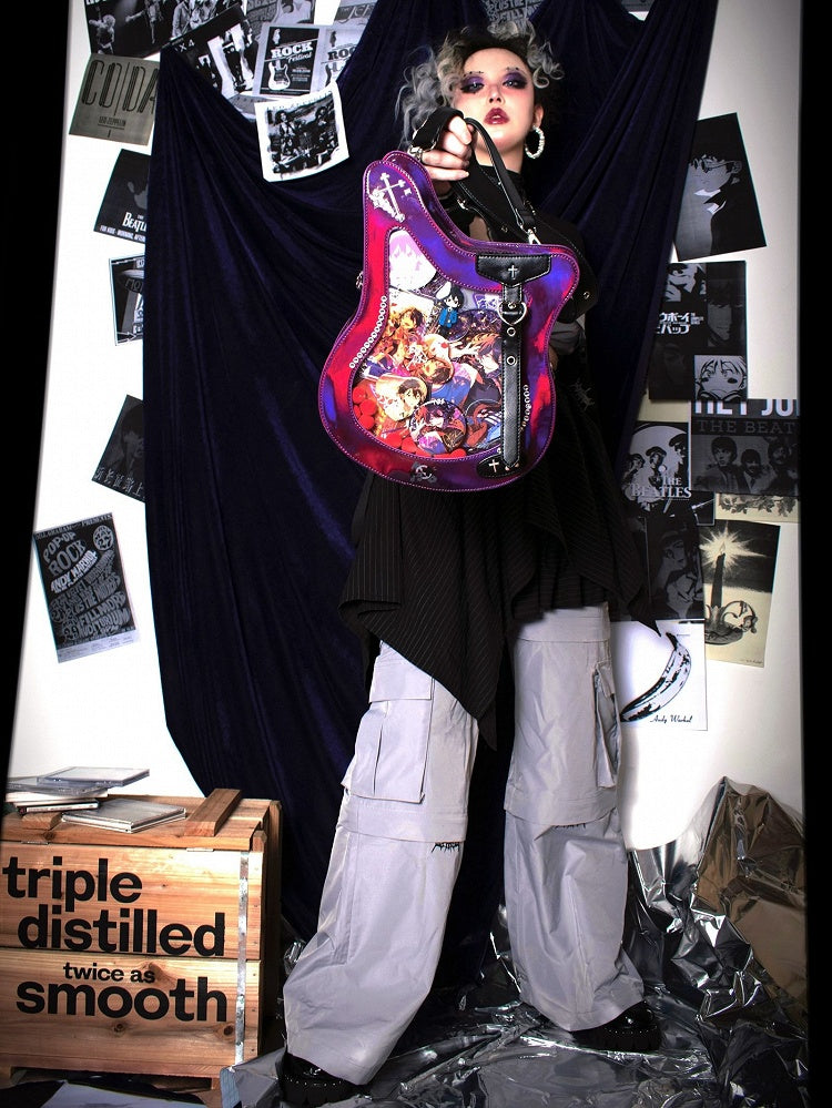 Ajustable Strap Bass Y2K Fashion Laser Crossbody Itabag