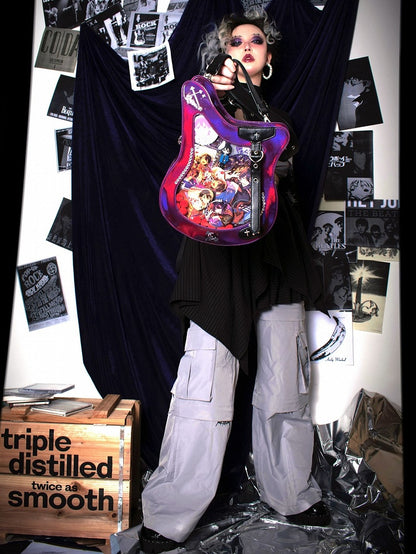 Ajustable Strap Bass Y2K Fashion Laser Crossbody Itabag