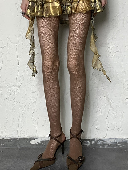 4 Options Hollow-out Design Y2K Tights