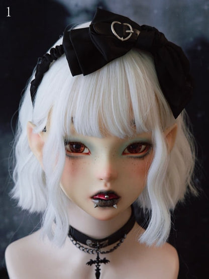 4 Options Black Gothic Buckle Decorated Bowknot KC