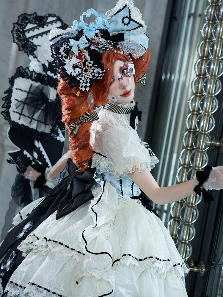 Big Bowknot Hairclip Alice in Wonderland/Snow White