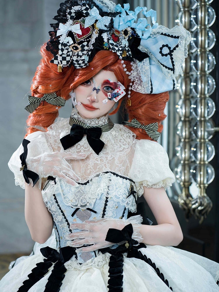 Big Bowknot Hairclip Alice in Wonderland/Snow White