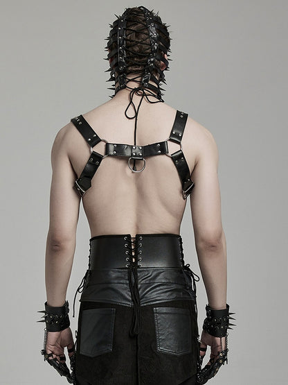 Black and Red Punk Corset