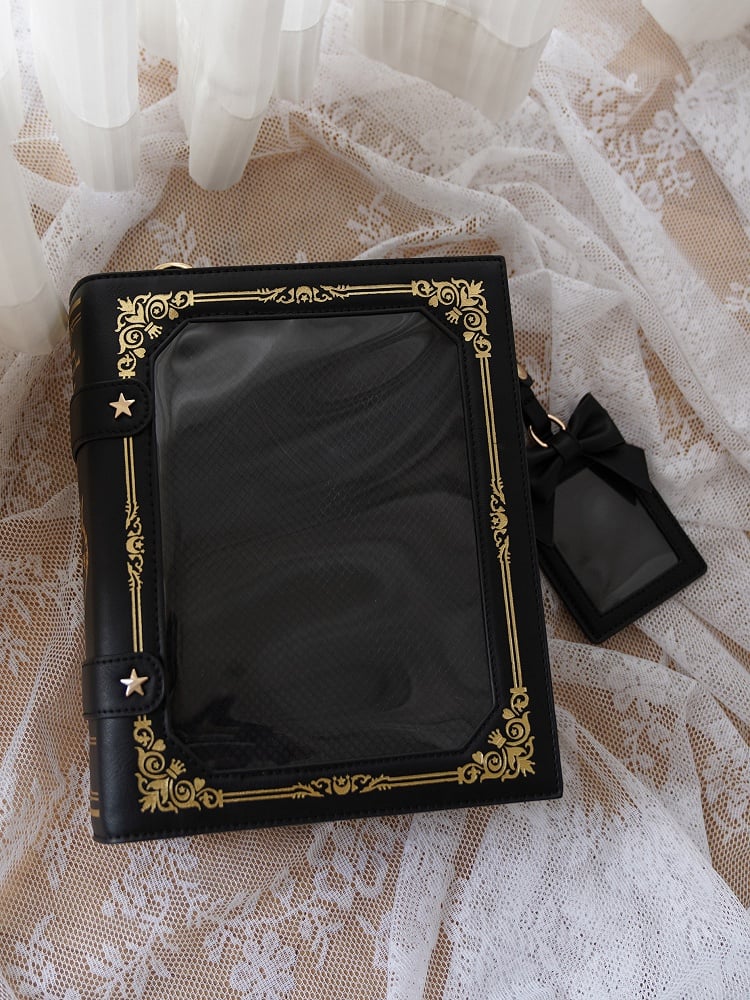 Magic Book Ita Crossbody Bag Black/Blue/Red/Pink/Yellow/Green/Purple 8 Color Options Itabag