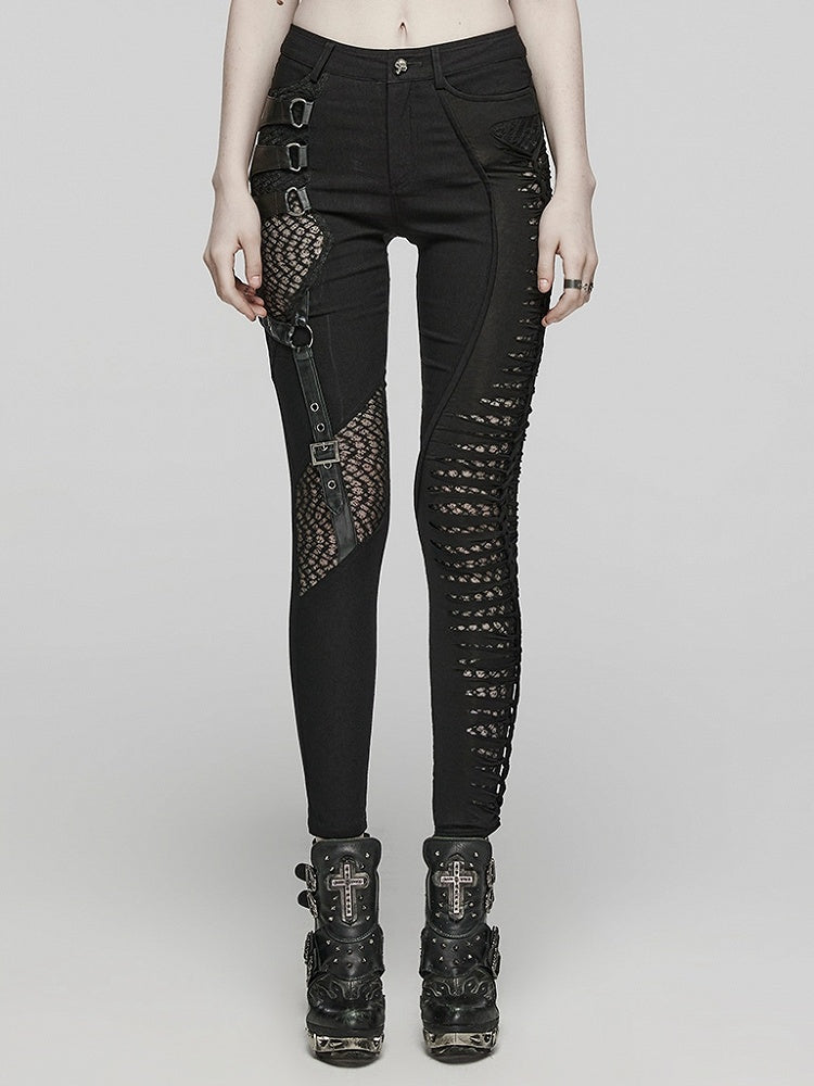 Punk Recombined Asymmetric Pants
