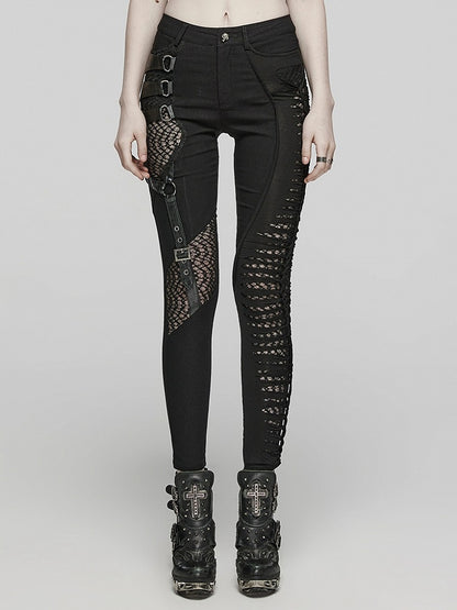 Punk Recombined Asymmetric Pants