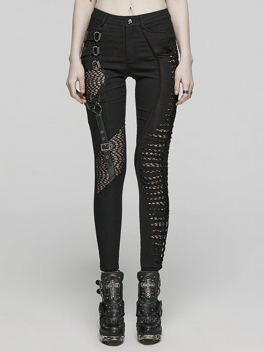 Punk Recombined Asymmetric Pants