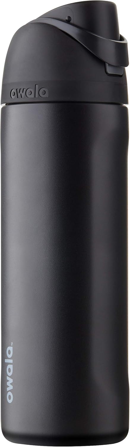 Owala FreeSip Insulated Stainless Steel Water Bottle with Straw for Sports, Travel, and School BPA-Free Sports Water Bottle, 24 oz, Beach House