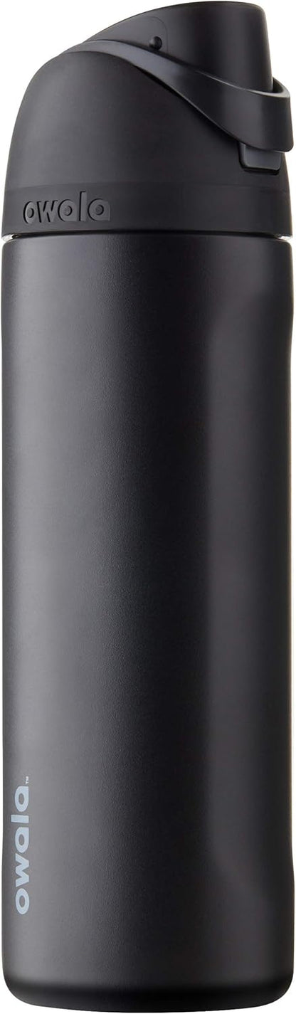 Owala FreeSip Insulated Stainless Steel Water Bottle with Straw for Sports, Travel, and School BPA-Free Sports Water Bottle, 24 oz, Beach House